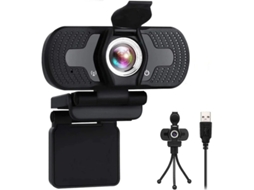 Pc Webcam Com Microfone 1080p Full Hd Web Cam Tampa E Tripé Streaming Webcams Plug And Play Câmera Usb Sem Drive Para Computadores Laptop Yizhood