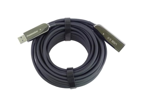 Cabo De Extensão Óptico Aoc Premiumcord Usb3.2 2.0 A/macho A/fêmea 15 M