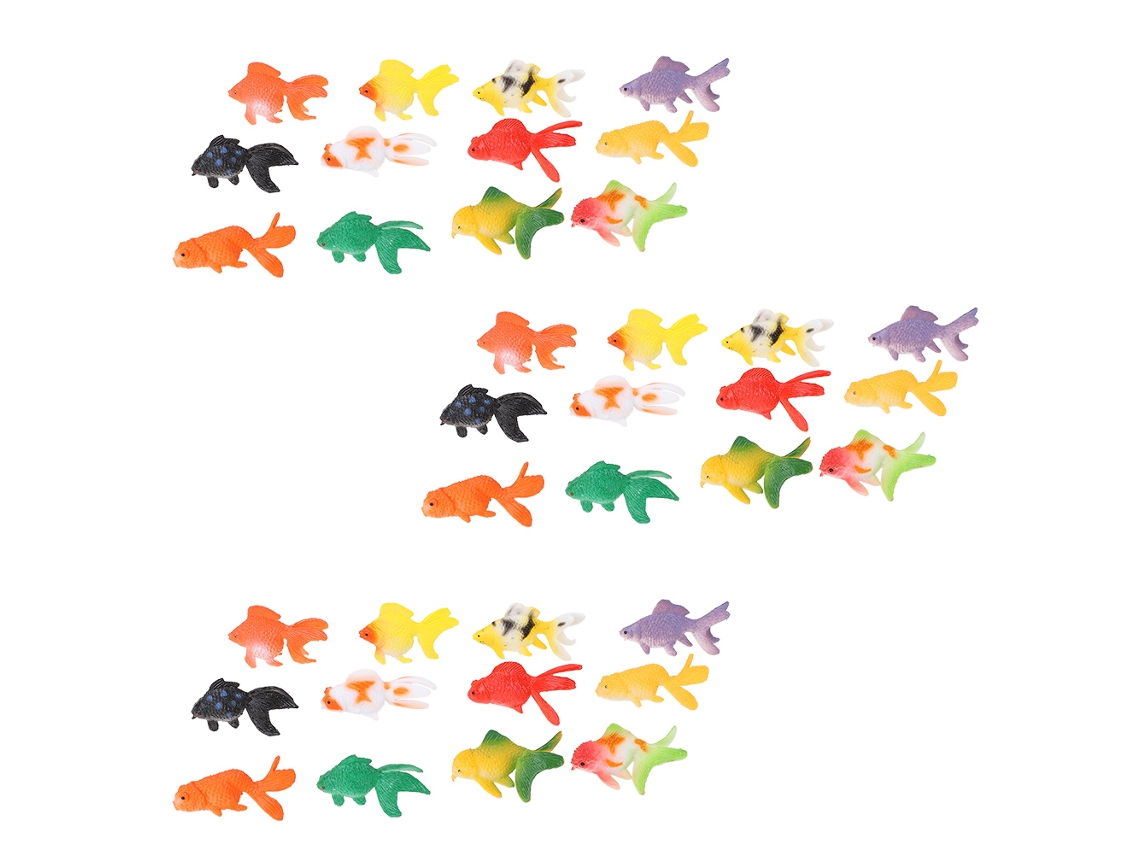 Mali 36 Peças Conjunto de Brinquedo de Animal Modelo Simulação Peixe Sapo Educativo Infantil