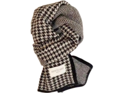 Cachecol feminino xadrez Ruddogscarf, pied de poule, outono/inverno, estilo coreano, lã XIAOMOYU