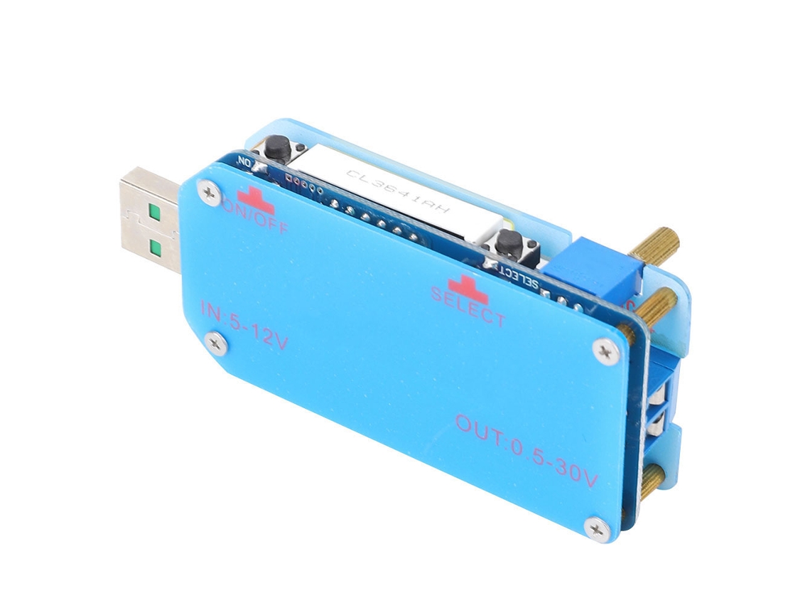 Laxiscreed Módulo De Fonte De Alimentação Usb Boost 5-12v Para 0,5-30v Até 15w