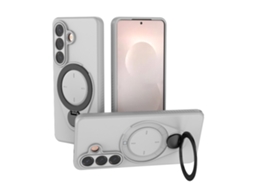 Capa Para Samsung Galaxy S26 À Prova De Choque Com Suporte Giratório De 360 ​​graus,cinza Gertiz