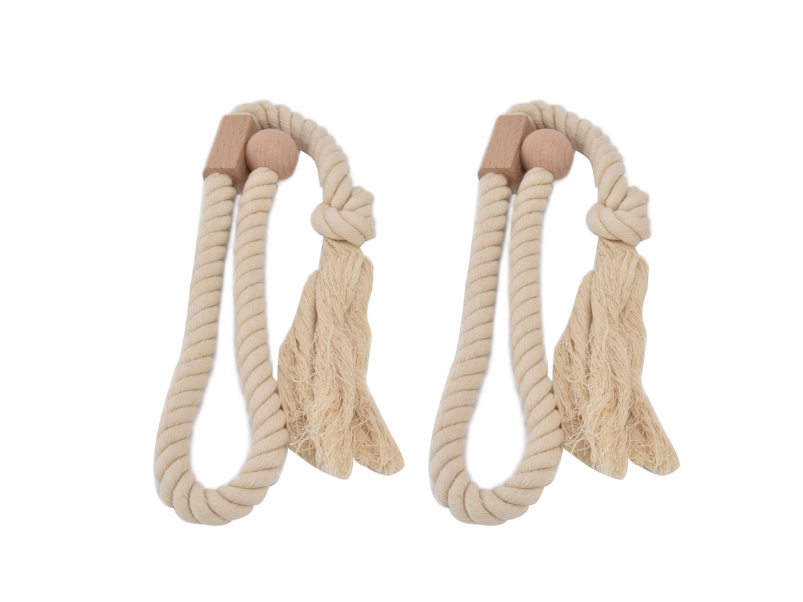 2pcs Cordão Magnético de Algodão para Amarrar Cortina Holdback Rope | S/MARCA