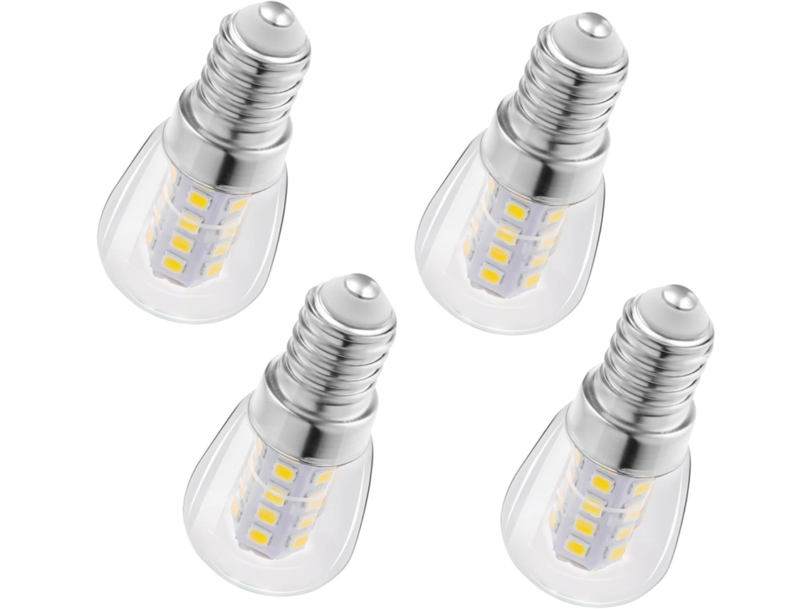 Conjunto de 4 Lâmpadas Led para Geladeira, Iluminação de Reposição para Eletrodomésticos. SFUSHOS