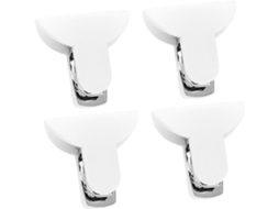 Conjunto de 4 alfinetes acolchoados e antiderrapantes para edredons Lençóis, com espuma resistente, ideais para uso.