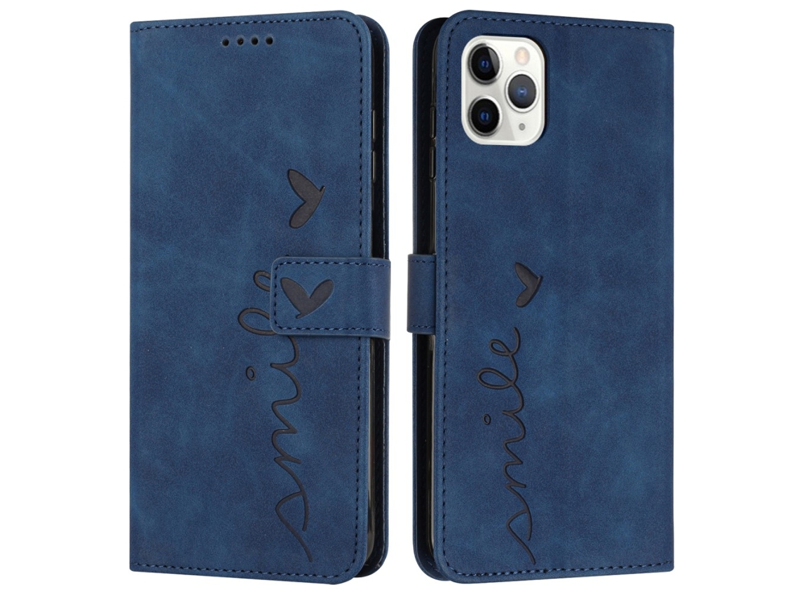 Capa Em Couro Pu Magnético, À Prova De Choque Para Apple Iphone 16 Pro Max - Safira