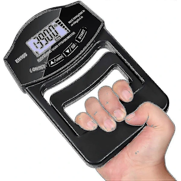 Testador De Força Preensão Manual Caraele, Dinamômetro Digital De Mão 180kg Com Tela Lcd E Conexão Usb