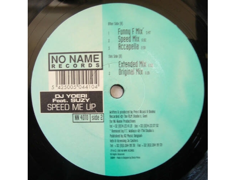 Vinil Speed Me Up No Name Records