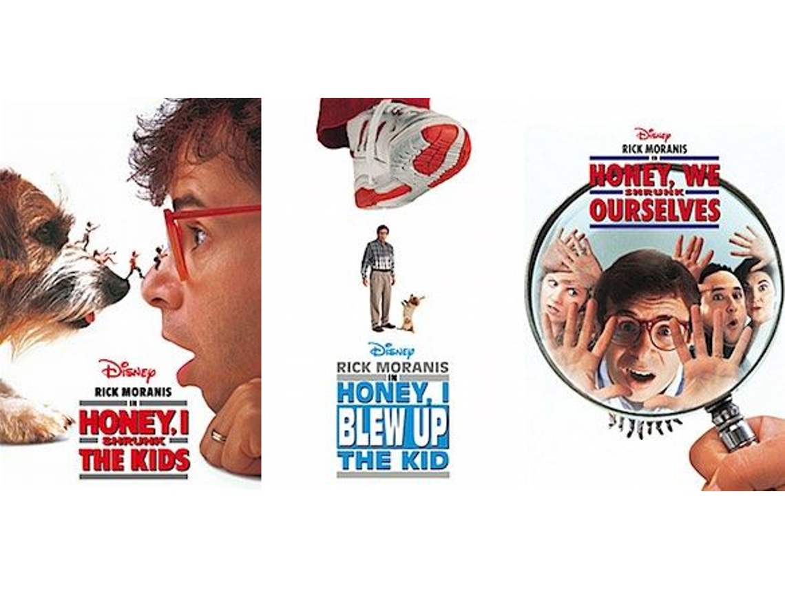 DVD Honey I Shrunk The Kids/Honey I Blew Up The Kid/Honey We Shrunk Ourselves Inglês