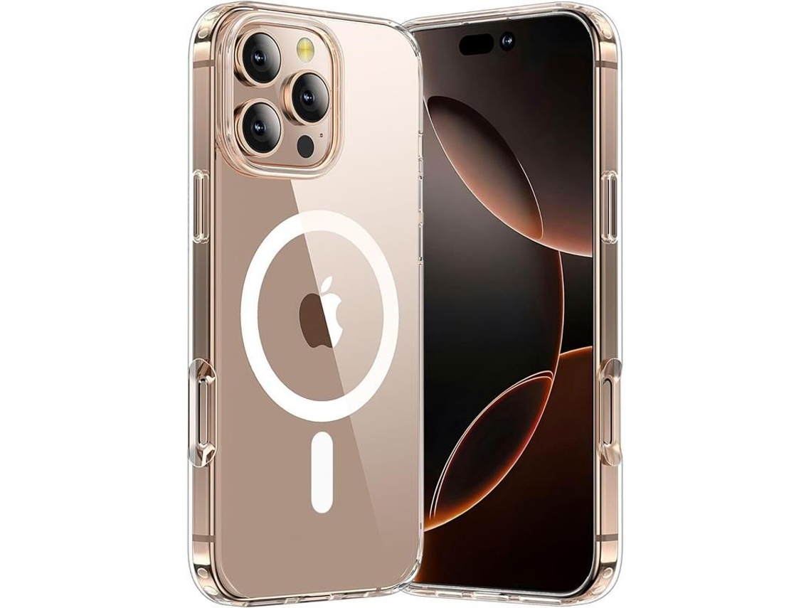Capa Protetora Tech-protect Flex Magsafe Para Iphone 16 Pro Max - Capa Transparente