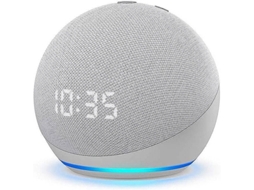 Assistente Virtual ECHO Echo Dot 4G Relógio (Alexa - Branco)