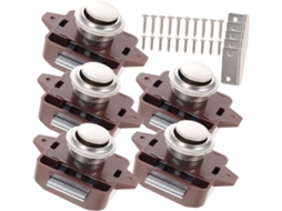 Conjunto De 5 Travas Botão Para Portas E Armários Trailers.