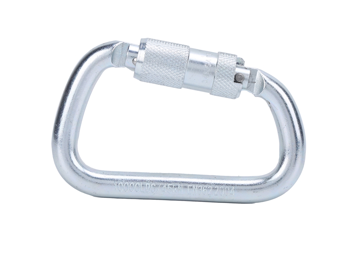 Mosquetão de Aço com Fecho para Escalada