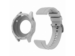 Pulseira De Silicone Para Smartwatch De 46 Mm Com Capa Protetora.