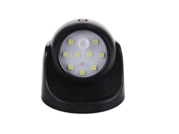 Lâmpada de Trabalho Automática por Indução com 9 Leds, Controle de Luz Corporal, Dupla Indução, Rotação de 360​​ Graus e Economia Energia BRILVIBERA