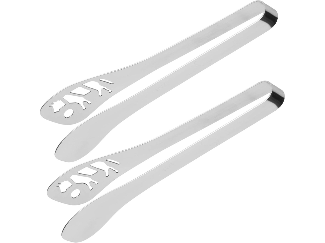 Pinças Para Churrasco Em Aço Inoxidável, Utensílios De Cozinha Anti Escaldantes Para Grelhar E Assar, Conjunto De 2 Peças