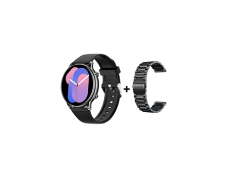 Smartwatch GUGAK Galay X1 Atende Chamadas Preto