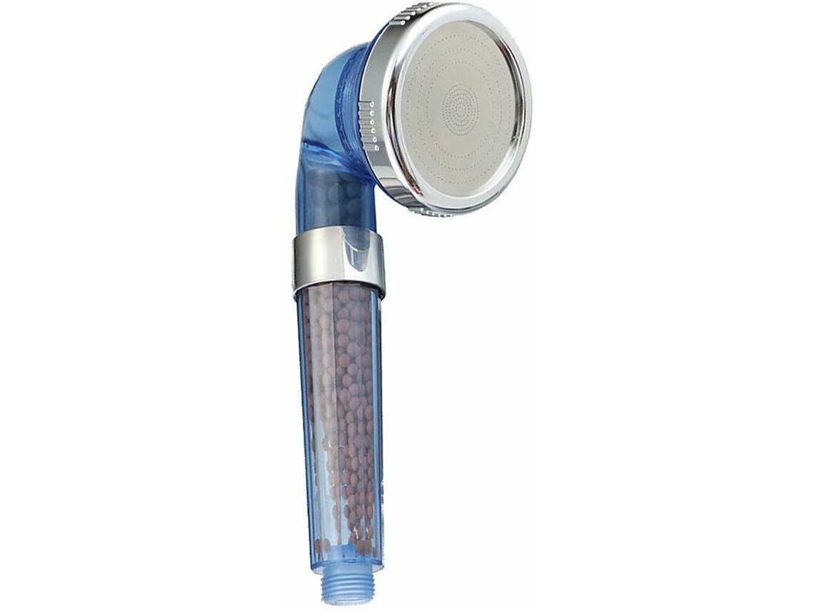 Chuveiro Alta Pressão Anti-calcário, 3 Níveis, Sistema De Filtragem Iónica Azul
