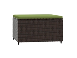 Footrest, Footrests Vidaxl Marrom Rattan / Vime (n/a)