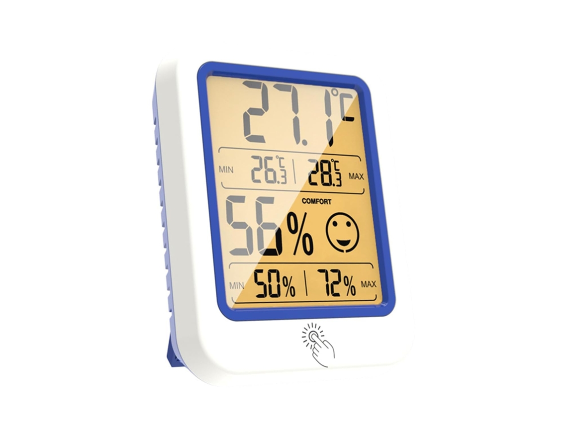 Termômetro E Higrômetro Digital Portátil Popetpop Para Ambientes Internos Com Visor Lcd, Ideal Para Terrários