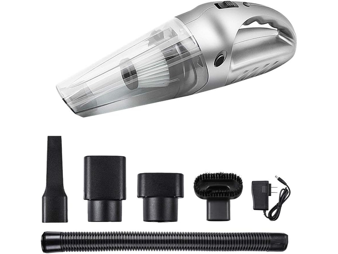 Aspirador De Pó Portátil Multifuncional Para Carro E Uso Doméstico, 3000pa, 120w, Sem Alças, Para Pelos De Animais E