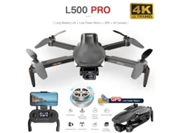 Drone Bestvite De Controle Remoto Gps L500pro (4k Duração Da Bateria 25 Min Preto)