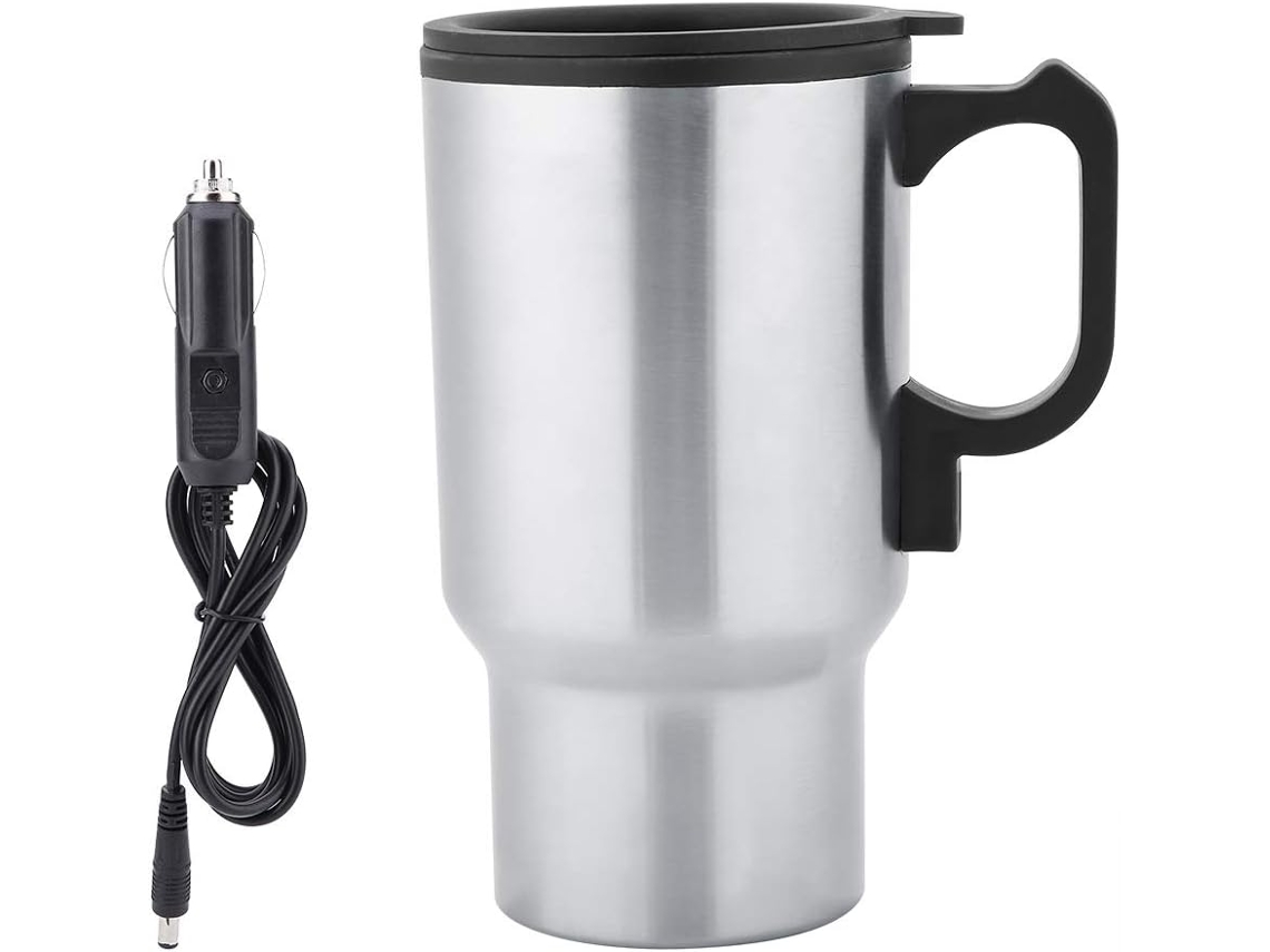 Caneca Térmica De Viagem Em Aço Inoxidável 12v 450ml, Ideal Para Carros Elétricos, Café E Leite, Per Gokoco