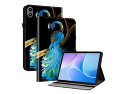 Capa de couro para tablet com textura de cristal colorido Webake