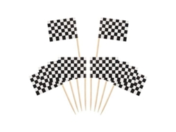 KOFIHETY Bandeira De Corrida Quadriculada, Bandeiras De Jantar Aprimore Sua Festa Com Elegância E Estilo, Uso Decorativo Para Ocasiões Festivas, Não Comestíve