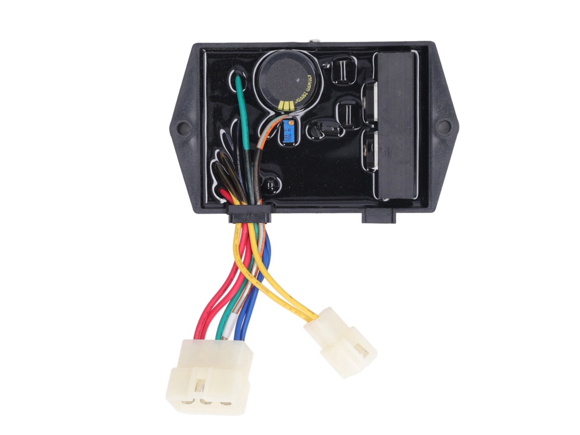 REGULADOR AUTOMÁTICO HKJ AVR monofásico 8 fios, 470mfd DC para gerador 8.5-15kW