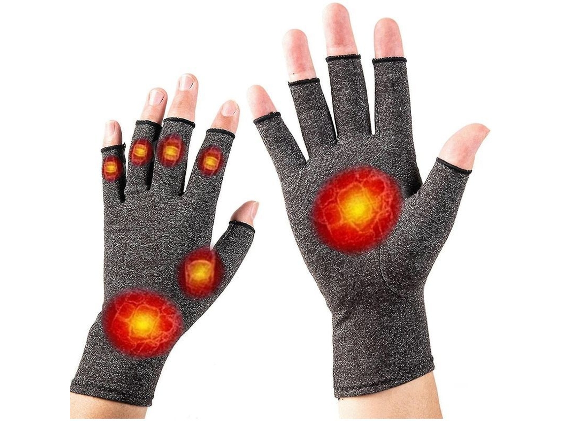 2026 guantes de Artrite Sem Dedos para Alivio da Dor, Reumatismo, Osteoartrite e Tunel Carpiano com Compressão