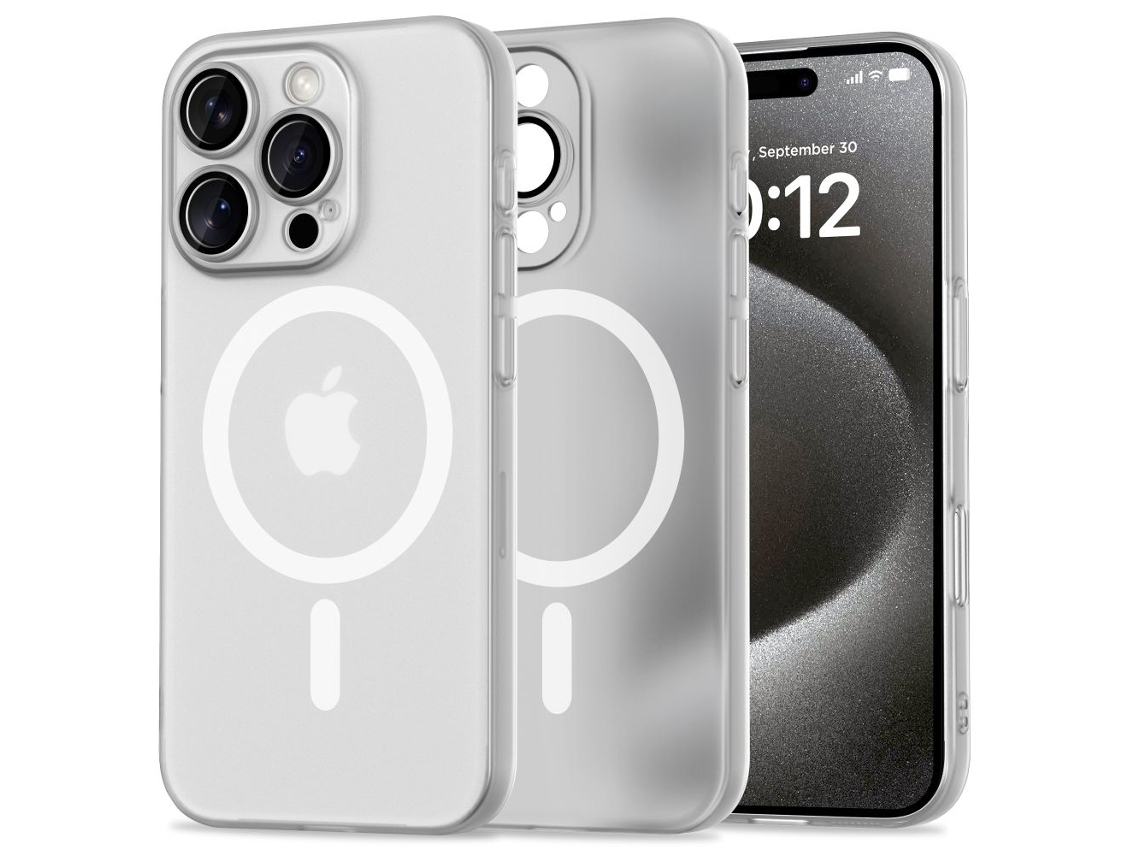 Capa TECH PROTECT Magslim Para Magsafe Para Iphone 16 Pro Com Proteção Fosco