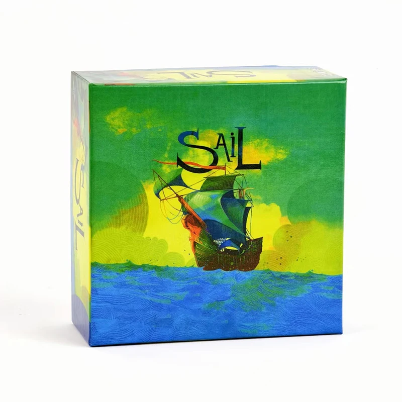 Jogo De Tabuleiro Sail, Versão Em Inglês, Jogo De Cartas Ao Estilo Alemão, Jogo Cooperativo Para Dois Jogadores.