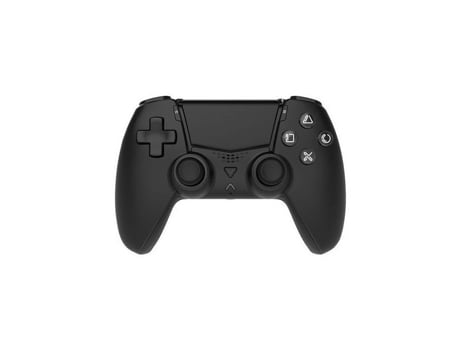 Gamepad Qubick Cop50019 Sem Fio Preto Com Retroiluminação Led Para Ps5 E Pc