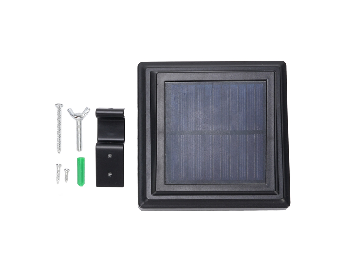 Luminária solar de LED para calha, modelo 2026, IP65 à prova d'água, com acendimento automático ao anoitecer e ao amanhecer, ideal para decoração de pátios, cercas, paredes e jardins.