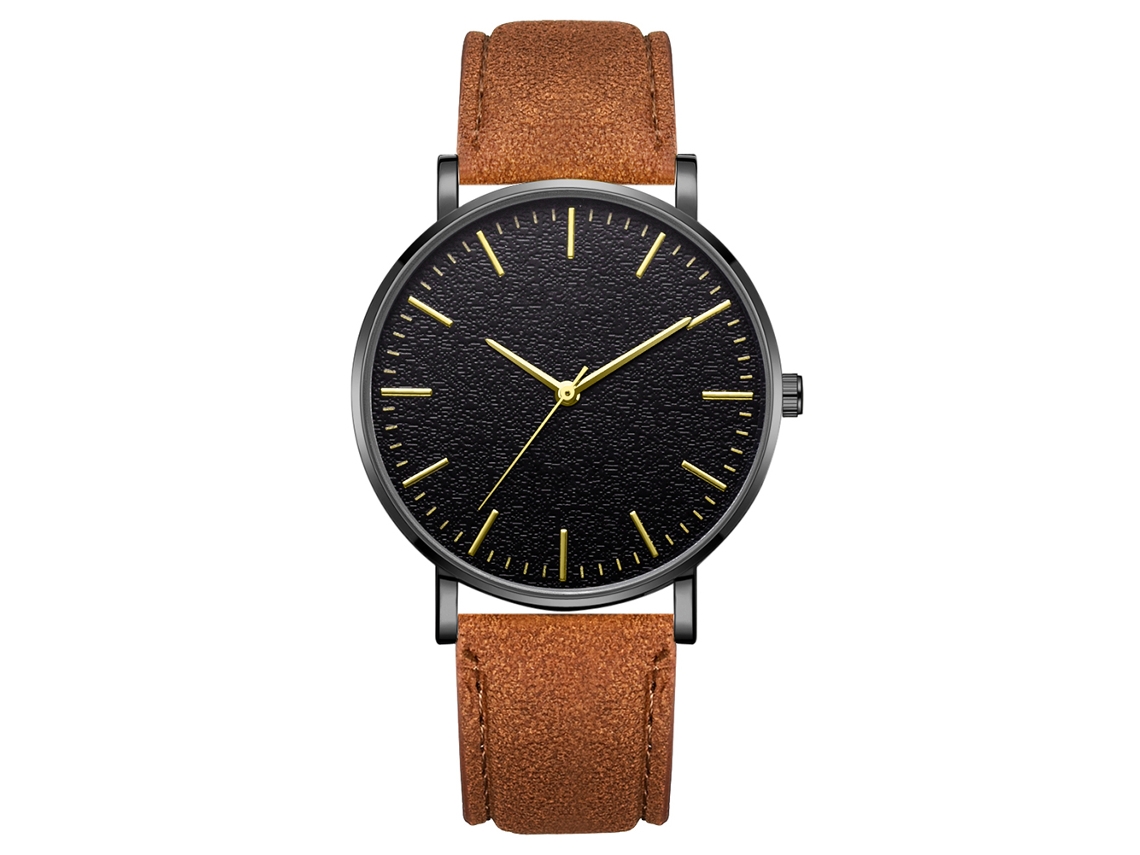 Reloj De Aleación Simple Y Moderno Dial Redondo Reloj De Cuarzo Para Mujer Y Hombre