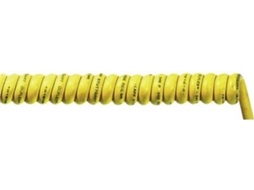 Cabo espiral de lapela Ölflex® Spiral 540 P 1000 Mm / 3000 Mm 3 X 1,5 Mm² Gelb 73220149 1 St. (73220149)