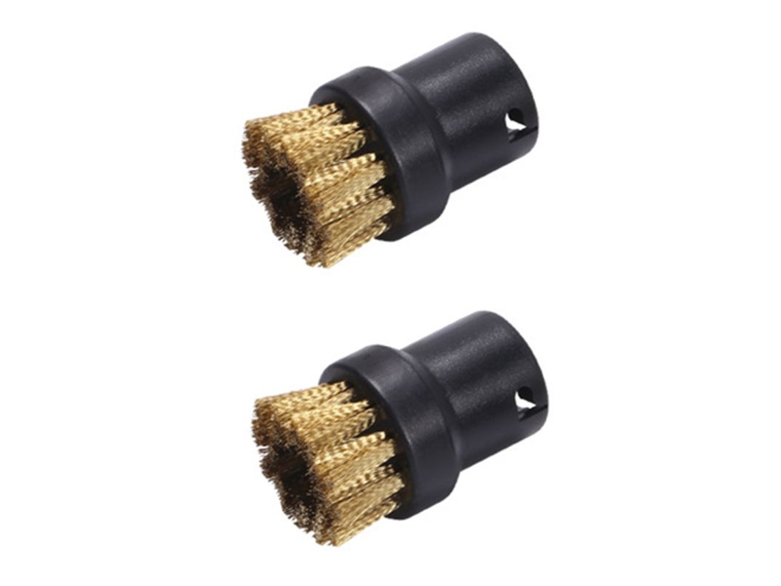 2 pçs/set Escova De Limpeza A Vapor Pequenas Escovas Redondas para Karcher SC1 SC2 SC3 SC4 SC5 SC7 CTK10 Substituição de Casa Remover Poeira