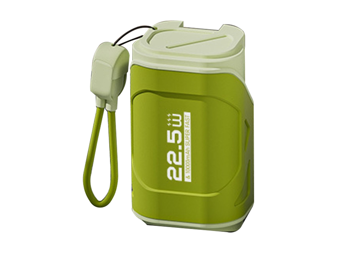 Laxiscreed Power Bank Com Carregamento Rápido 22.5w E Plugue Ac Para Viagens E Uso Diário