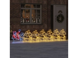 Vidaxl Decoração De Natal Multicolor 69 X 79 Cm Pvc