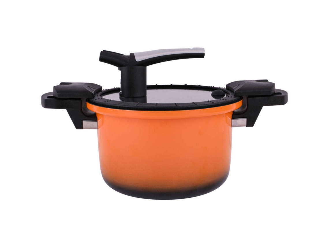 Panela Baixa Pressão 4L Laranja KASA 1 un
