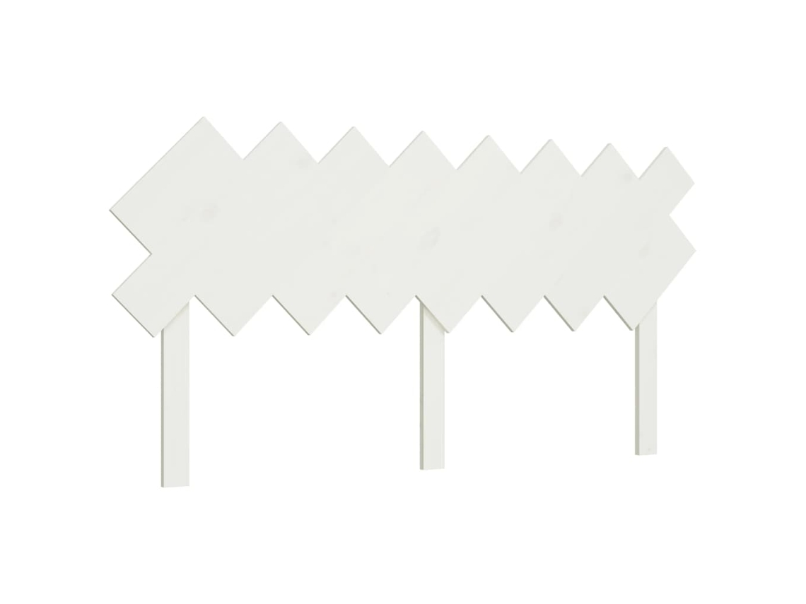 Bed Headboard, Bed Headboards Vidaxl Branco Madeira De Pinho (159.5 X 80.5 Cm)