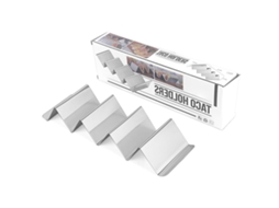 Nova Line suporte para Tacos de Aço Inoxidável Seguro para Forno e Lavavajillas W Shape