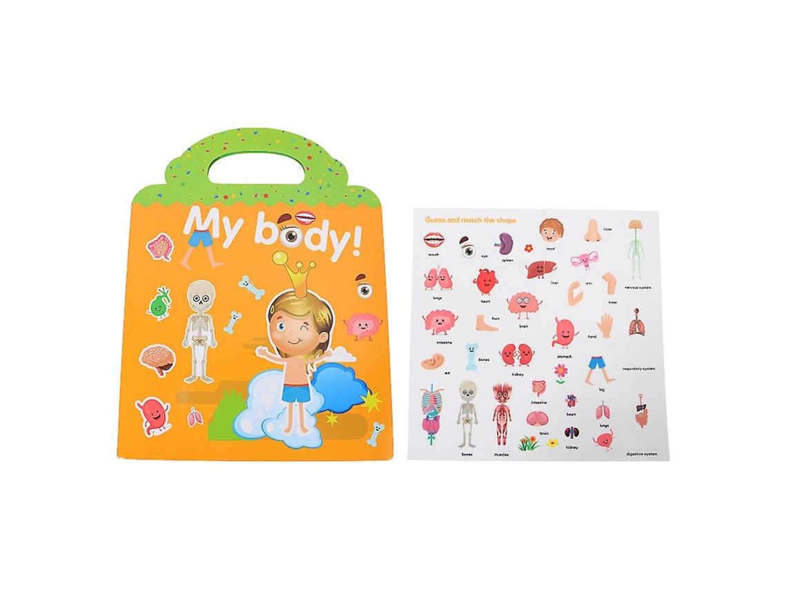 1 Conjunto de Decalques de Papel Infantil ALLINLESS
