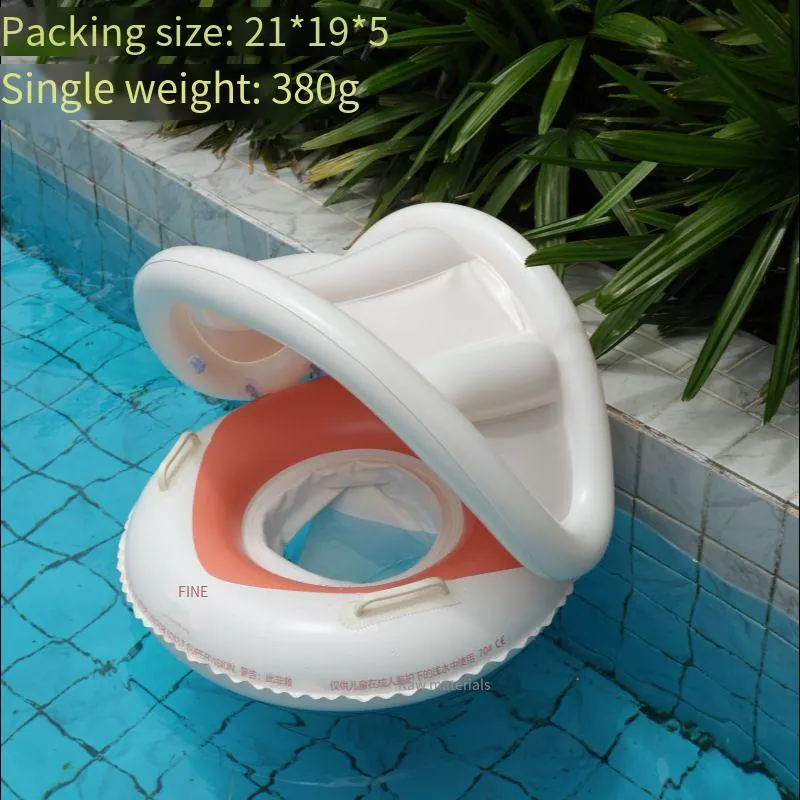 Piscina alçado de Toldo de Pvc para Crianças com Toldo Coração AOZORZ