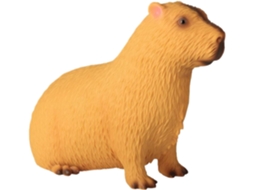 Escultura de Capivara Figura de Animal Selvagem para Jardim, Estátua Realista Ornamento de Capivara Pintado À Mão, CHABERLU