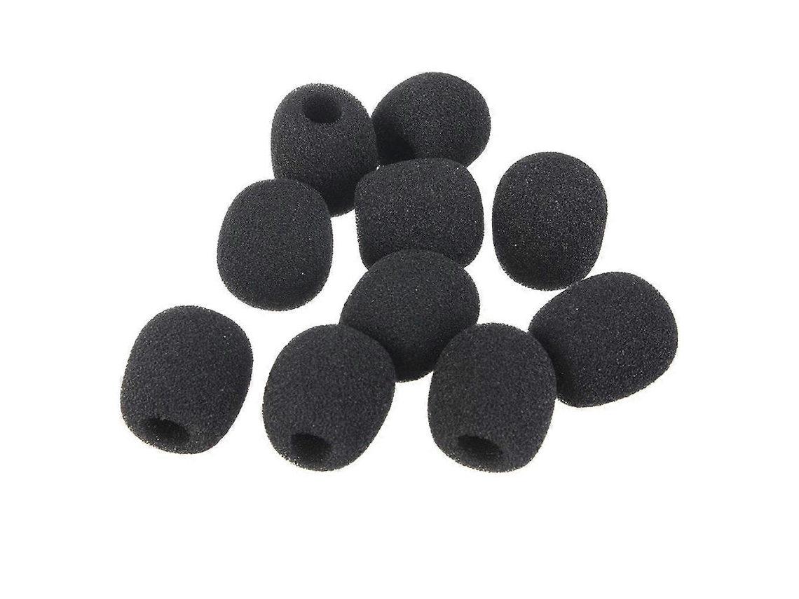 Lote Com 10 Protetores De Espuma Contra Vento Para Microfone De Lapela. Aquaforge