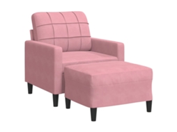 Sofa Chair, Sofa Chairs Vidaxl Cor-de-rosa Veludo (n/a)