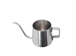Chaleira de café em aço inoxidável 250 ml - Dilwe - Bule de café pendurado com orelha pescoço de ganso - Para escritório DILWE