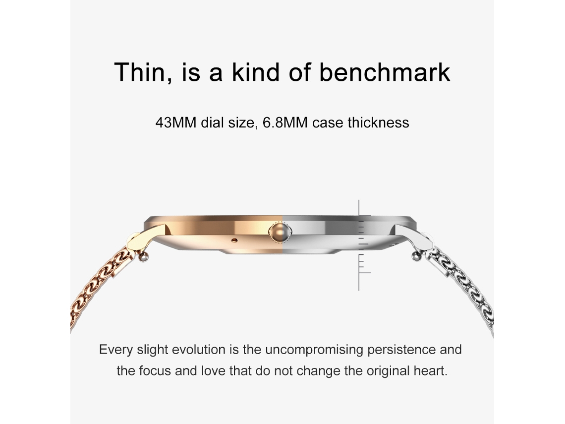 Smartwatch Feminino Tela Amoled 1.32 Fitness Monitor Cardíaco/Sono/Spo2 NEVEANCE